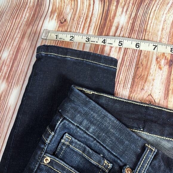 BKE Buckle PAYTON Size 26 Blue Mid Rise Ankle Skinny Jeans Denim Pants 27x27.5 - Picture 7 of 11